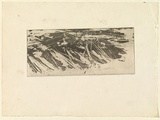 Artist: Halpern, Stacha. | Title: not titled [Abstraction] | Date: (1958) | Technique: aquatint, printed in black ink, from one plate