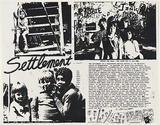 Artist: WORSTEAD, Paul | Title: Settlement promo - Across the park. | Date: 1976 | Technique: screenprint, printed in black ink, from one stencil, | Copyright: This work appears on screen courtesy of the artist