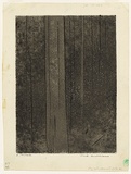 Artist: WILLIAMS, Fred | Title: Forest | Date: 1958 | Technique: etching, aquatint, engraaving, printed in black ink, from one copper plate; touced with pencil | Copyright: © Fred Williams Estate