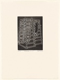 Artist: Rooney, Robert. | Title: Monkey bars | Date: 1956 | Technique: etching, relief printed in black ink, from one plate | Copyright: Courtesy of Tolarno Galleries