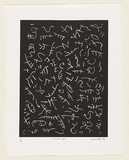 Title: Landscape. | Date: 1999 | Technique: linocut, printed in black ink, from one block