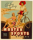 Artist: Wood., C. Dudley. | Title: Advertisement : Master sports cycles | Technique: screenprint