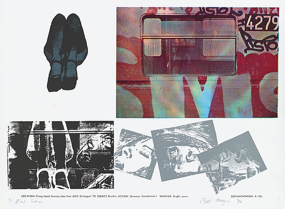Artist: MEYER, Bill | Title: L'art erotique | Date: 1974 | Technique: screenprint, printed in colour, from seven screens (hand cut and photo-screens indirect) | Copyright: © Bill Meyer Artist: MEYER, Bill | Title: L'art erotique | Date: 1974 | Technique: screenprint, printed in colour, from seven screens (hand cut and photo-screens indirect) | Copyright: © Bill Meyer