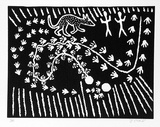Artist: Pike, Jimmy. | Title: Milkarra Waakula | Date: 1985 | Technique: screenprint, printed in black ink, from one stencil
