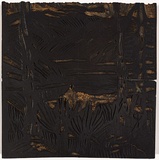 Artist: PRESTON, Margaret | Title: Woodblock for 'Calabash Bay, Berowra' | Date: c.1939 | Technique: engraved woodblock | Copyright: © Margaret Preston. Licensed by VISCOPY, Australia