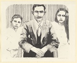Artist: Davies, Amanda. | Title: Waddy's family in the Sudan. | Date: 1982 | Technique: lithograph, printed in black ink, from one stone [or plate]