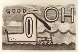 Artist: Bell, Michael. | Title: Good - oh | Date: 1994 | Technique: etching, aquatint, open-bit and drypoint, printed in black ink, from one plate