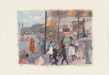Artist: Robinson, William. | Title: Rue Saint Antoine | Date: 2006 | Technique: lithograph, printed in colour, from multiple stones