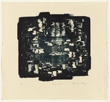 Artist: KING, Grahame | Title: Fragment | Date: 1969 | Technique: lithograph, printed in colour, from two stones [or plates]