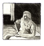 Artist: Kelly, William. | Title: Near figure | Technique: etching and aquatint, printed in black ink, from one plate | Copyright: © William Kelly