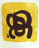 Artist: Danaher, Suzanne. | Title: Sun shines down on blow fly I | Date: 1998 | Technique: lithograph, printed in yellow and black ink, from two stones