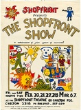 Artist: UNKNOWN | Title: The Shopfront Show - Shopfront Theatre | Date: 1979 | Technique: screenprint, printed in colour, from five stencils