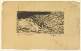 Artist: Halpern, Stacha. | Title: not titled [Abstraction] | Date: 1958 | Technique: etching, printed in black ink, from one plate