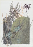Artist: MEYER, Bill | Title: Forest rising | Date: 1986 | Technique: photo-screenprint, printed in colour, from eight stencils | Copyright: © Bill Meyer