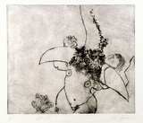 Artist: Shepherdson, Gordon. | Title: Fifth plate. 2 | Date: 1978 | Technique: drypoint, printed as monotype, from one plate