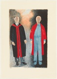 Artist: Robinson, William. | Title: Professor John and Brother William | Date: 2004 | Technique: lithograph, printed in colour, from multiple stones
