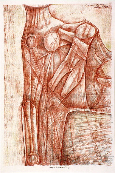 Artist: ROSE, David | Title: Maternity | Date: 1962 | Technique: monotype, printed in colour