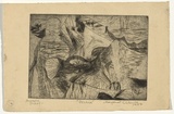 Artist: Cilento, Margaret. | Title: Ischia. | Date: 1950 | Technique: etching, printed in black ink with plate-tone, from one  plates,