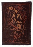 Artist: Stephen, Clive. | Title: (Family scene) | Date: c.1950 | Technique: linocut, printed in colour, from multiple blocks