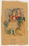 Artist: Nolan, Sidney. | Title: (Female figure) | Date: 1938 | Technique: print