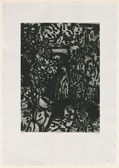 Artist: MAKIN, Jeffrey | Title: Falls of Bruer | Date: 2001 | Technique: etching, printed in black ink, from one plate