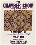 Artist: MACKINOLTY, Chips | Title: The Chamber Choir of Sydney University | Date: 1976 | Technique: screenprint, printed in colour, from two stencils
