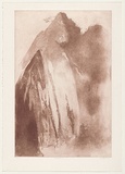 Artist: Defteros, June. | Title: Metamorphism 3 | Date: 1993 | Technique: sugarlift aquatint, printed in red-brown ink, from one plate
