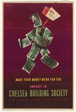 Artist: Bainbridge, John. | Title: Make your money work for you. | Date: 1950's | Technique: lithograph, printed in colour, from multiple stones