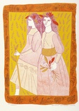 Artist: HANRAHAN, Barbara | Title: Autumn | Date: 1977-1982 | Technique: screenprint, printed in colour, from five stencils