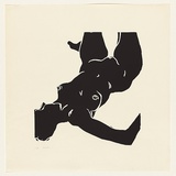 Title: not titled [female nude] | Date: 1968 | Technique: screenprint, printed in black ink, from one stencil
