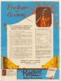 Artist: Lane, Leonie. | Title: Radium and beauty | Date: 1978 | Technique: screenprint, printed in colour, from four stencils | Copyright: © Leonie Lane