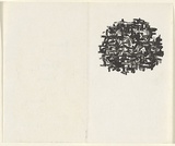 Artist: Salkauskas, Henry. | Title: not titled [Christmas card to Daniel Thomas]. | Date: 1962 | Technique: linocut, printed in black ink, from one block | Copyright: © Eva Kubbos