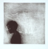 Artist: Sinclair, Andrew. | Title: not titled [figure] | Date: 2000, December | Technique: mezzotint, printed in black ink, from one plate