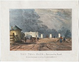 Artist: Russell, Robert. | Title: New Toll Gate, Parramatta Road. | Date: 1836 | Technique: lithograph, printed in black ink, from one stone; hand-coloured