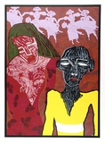 Artist: HANRAHAN, Barbara | Title: Mystic | Date: 1982 | Technique: screenprint, printed in colour, from 11 stencils