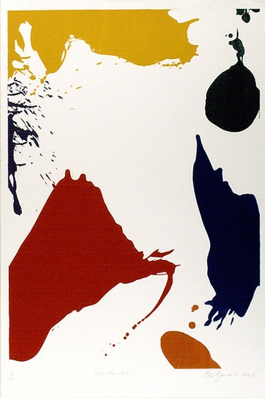 Artist: Upward, Peter. | Title: Lah-dee-dah. | Date: 1974 | Technique: screenprint, printed in colour, from six stencils