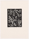Artist: Peart, John. | Title: Denizons III | Date: 2004 | Technique: etching, aquatint and open-bite, printed in black ink, from one plate