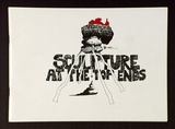 Artist: PHOLEROS, Paul | Title: Sculpture at the top ends. 1977. Published by the Experimental Art Foundation, St. Peters. | Technique: offset-lithograph, printed in black ink