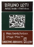 Artist: Leti, Bruno. | Title: Bruno Leti: artist books and portfolios | Date: 1993 | Technique: linocut, printed in colour from four blocks