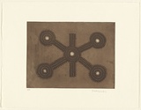 Artist: Young, Don. | Title: not titled | Date: 2001 | Technique: etching and aquatint, printed in brown ink, from one plate