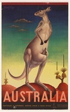 Artist: Mayo, Eileen. | Title: Australia (Kangaroo) | Date: 1957 | Technique: lithograph, printed in colour, from multiple stones [or plates]