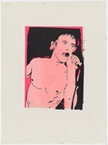 Artist: Johnson, Tim. | Title: Iggy Pop. | Date: 1979 | Technique: screenprint, printed in colour, from multiple stencils | Copyright: © Tim Johnson