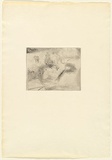 Artist: Halpern, Stacha. | Title: not titled [Nude] | Date: (1956-58) | Technique: etching, printed in black ink, from one plate