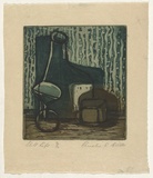 Artist: Aldor, Christine. | Title: Still life. | Date: c.1953 | Technique: etching, printed in colour, from multiple plates