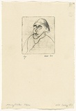 Artist: WALKER, Murray | Title: Old Daisy [h] | Date: 1962 | Technique: drypoint, printed in black ink, from one plate