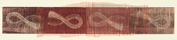 Artist: Hutchison, Wendy. | Title: Active strands. | Date: 1998 | Technique: linocut, printed in colour, from one block
