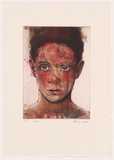 Artist: Hood, Cherry | Title: Liam. | Date: 2002 | Technique: etching and spit-bite aquatint, printed in colour, from three plates