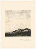 Artist: ROSE, David | Title: Frog on edge II | Date: 1979 | Technique: etching, printed in black ink, from one plate