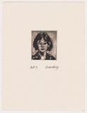 Artist: Harding, Nicholas. | Title: Untitled (Lynne). | Date: 2002 | Technique: open-bite and aquatint, printed in colour, from two plates