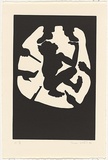 Artist: White, Susan Dorothea. | Title: Cry Freedom | Date: 1990 | Technique: woodcut, printed in black ink, from one block